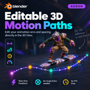 Editable Motion Paths 3D